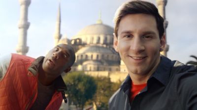Lionel Messi və Kobe Brayant 